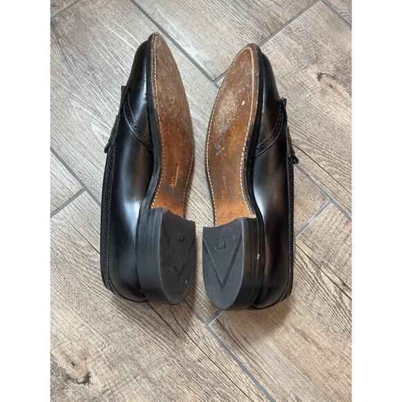 Allen Edmonds Bridgeton Black Leather Tassel Loafers Men’s‎ Size 10D - Picture 3 of 8